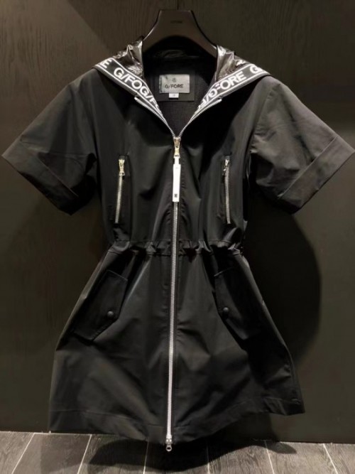 지포어 여성 반팔 집업 후드 1746944361