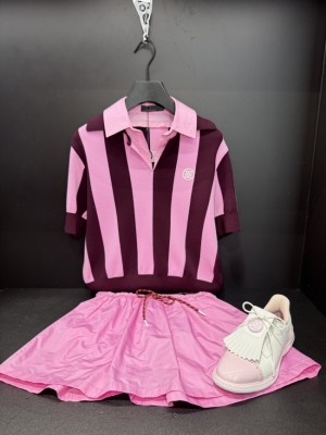 지포어 여성 반팔 카라티